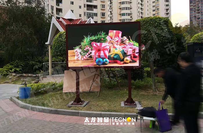 福建泉州晉江市某小區 LED 廣告機項目：點亮社區生活宣傳新場景